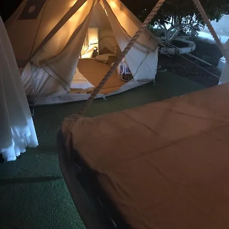 Tents With Garden Hanging Bed Pórto Ráfti