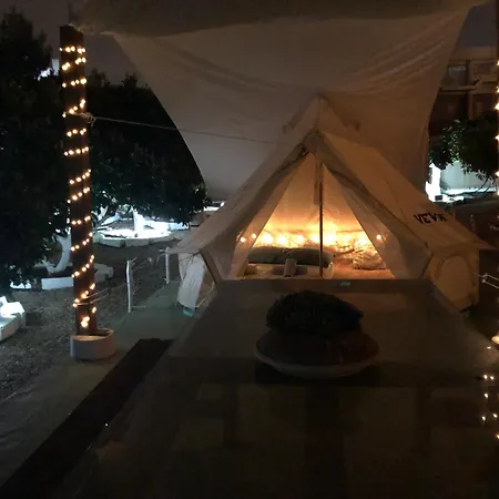 Kemping Tents With Garden Hanging Bed Pórto Ráfti