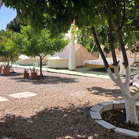 Tents With Garden Hanging Bed Kemping Pórto Ráfti